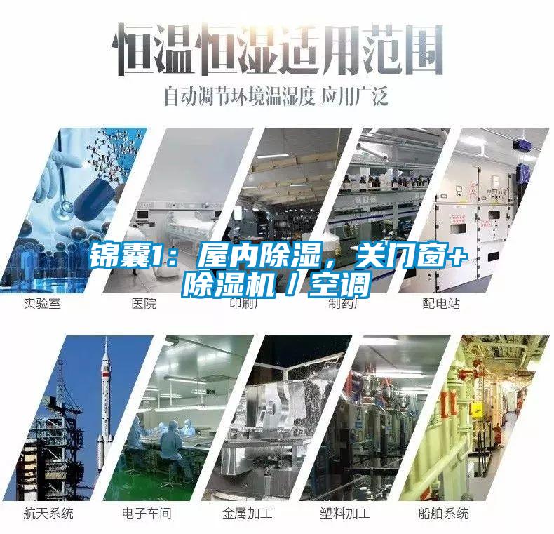 錦囊1：屋內除濕，關(guān)門(mén)窗+除濕機／空調