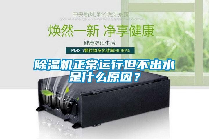 除濕機正常運行但不出水是什么原因？