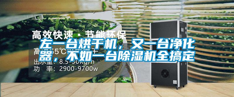 左一臺烘干機，又一臺凈化器，不如一臺除濕機全搞定