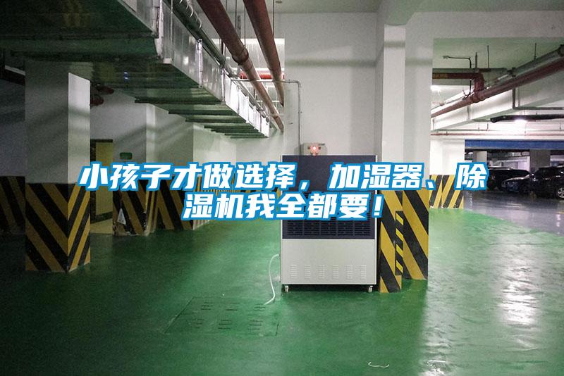 小孩子才做選擇，加濕器、除濕機我全都要！