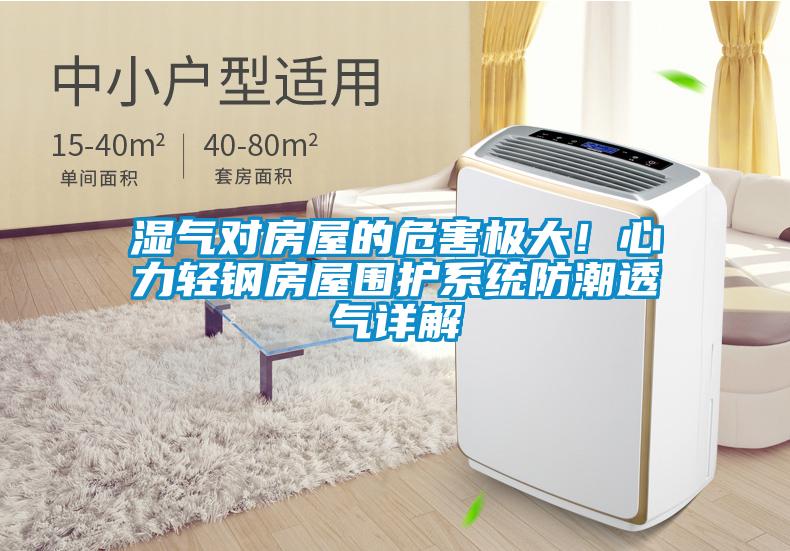 濕氣對房屋的危害極大！心力輕鋼房屋圍護系統防潮透氣詳解