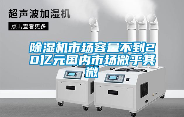 除濕機市場(chǎng)容量不到20億元國內市場(chǎng)微乎其微