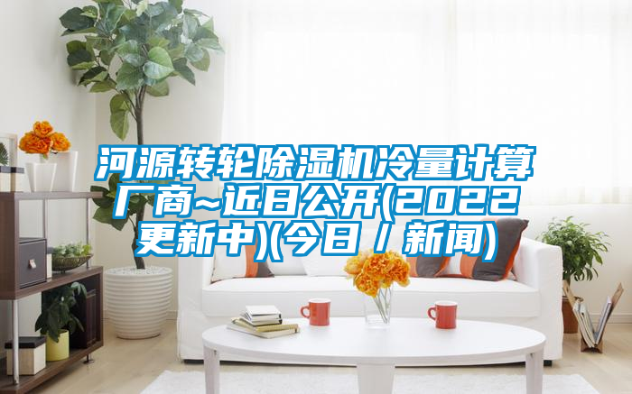 河源轉輪除濕機冷量計算廠(chǎng)商~近日公開(kāi)(2022更新中)(今日／新聞)