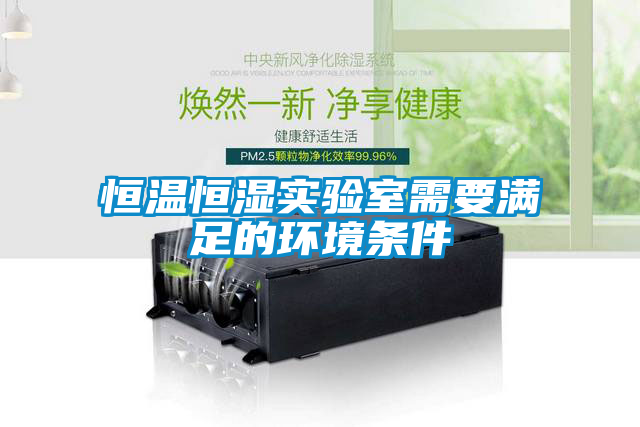 恒溫恒濕實(shí)驗室需要滿(mǎn)足的環(huán)境條件