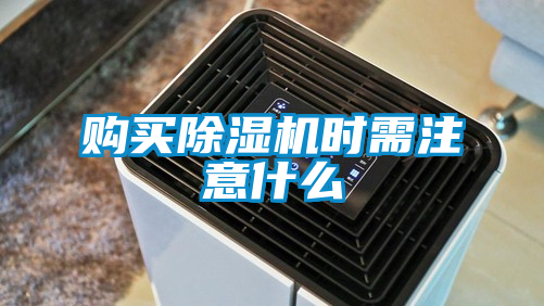 購買(mǎi)除濕機時(shí)需注意什么