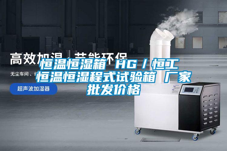 恒溫恒濕箱 HG／恒工 恒溫恒濕程式試驗箱 廠(chǎng)家批發(fā)價(jià)格