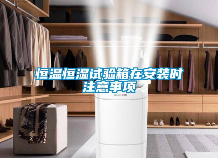 恒溫恒濕試驗箱在安裝時(shí)注意事項
