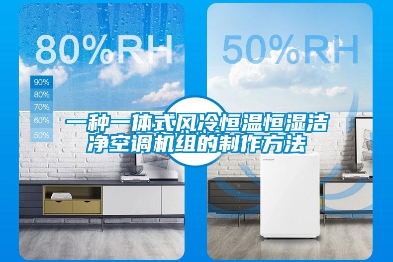 一種一體式風(fēng)冷恒溫恒濕潔凈空調機組的制作方法
