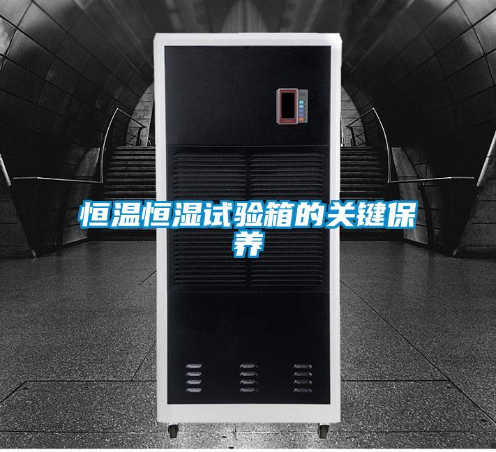 恒溫恒濕試驗箱的關(guān)鍵保養