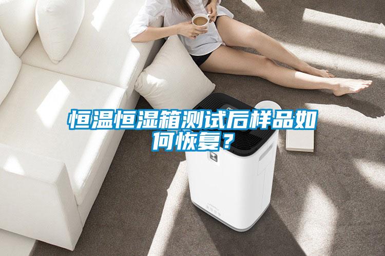 恒溫恒濕箱測試后樣品如何恢復？