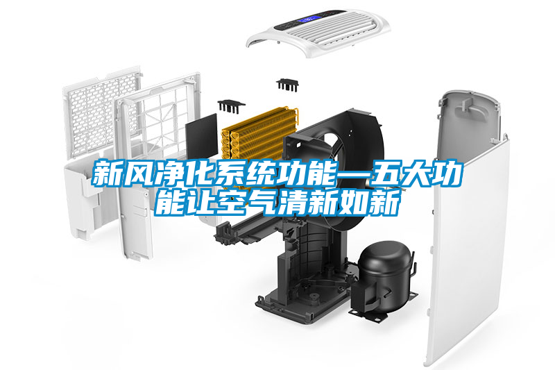 新風(fēng)凈化系統功能—五大功能讓空氣清新如新