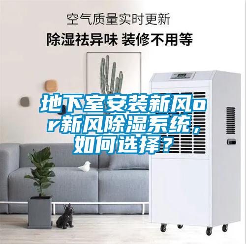 地下室安裝新風(fēng)or新風(fēng)除濕系統，如何選擇？