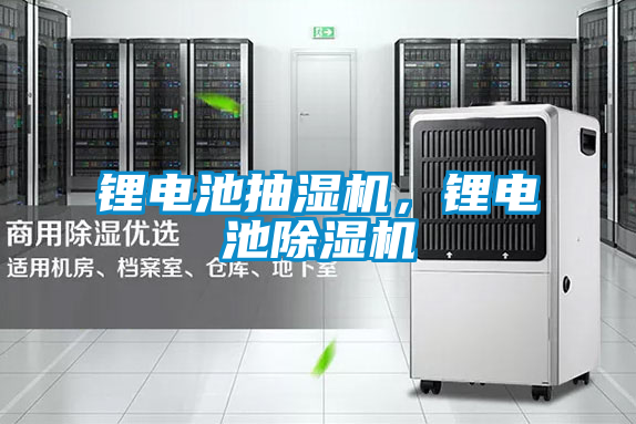 鋰電池抽濕機，鋰電池除濕機