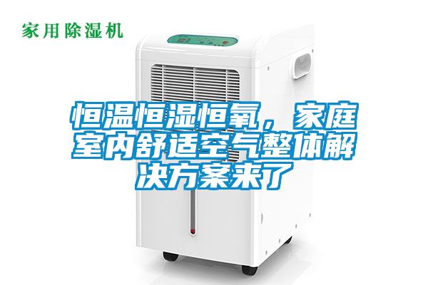 恒溫恒濕恒氧，家庭室內舒適空氣整體解決方案來(lái)了