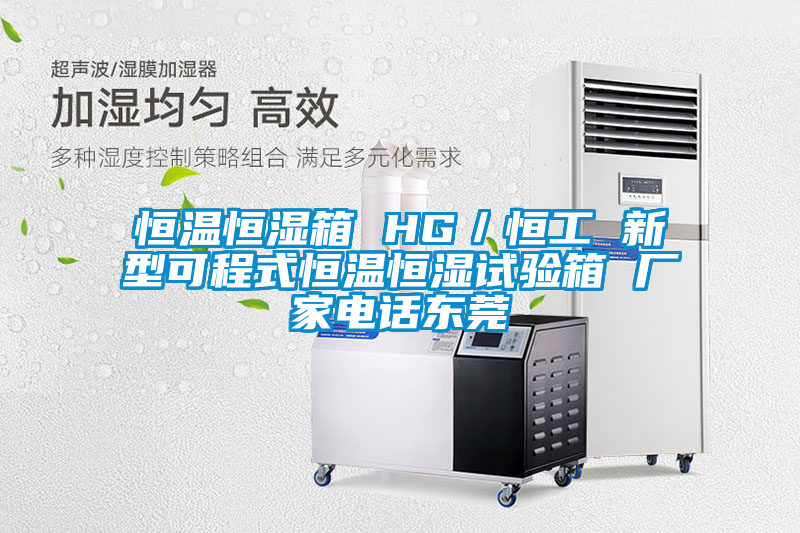 恒溫恒濕箱 HG／恒工 新型可程式恒溫恒濕試驗箱 廠(chǎng)家電話(huà)東莞