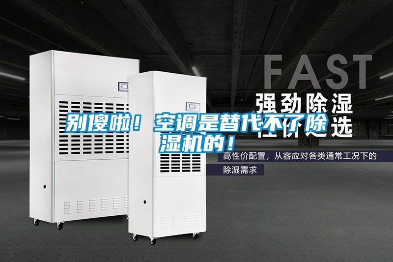 別傻啦！空調是替代不了除濕機的！