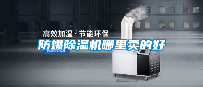 防爆除濕機哪里賣(mài)的好