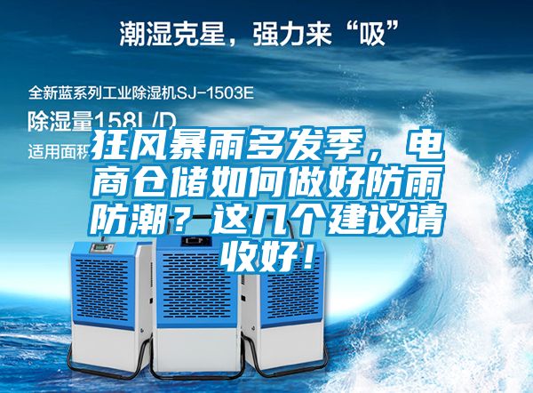 狂風(fēng)暴雨多發(fā)季，電商倉儲如何做好防雨防潮？這幾個(gè)建議請收好！
