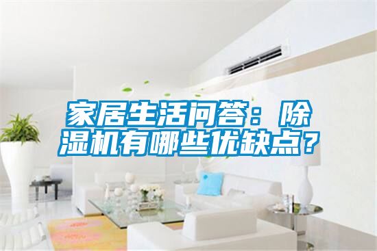 家居生活問(wèn)答：除濕機有哪些優(yōu)缺點(diǎn)？