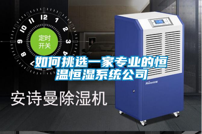 如何挑選一家專(zhuān)業(yè)的恒溫恒濕系統公司