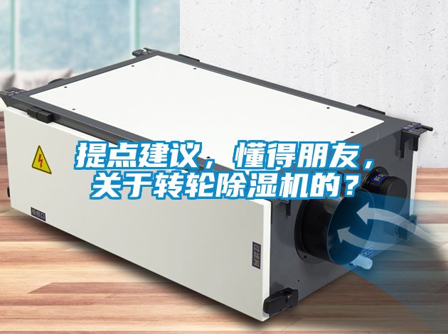 提點(diǎn)建議，懂得朋友，關(guān)于轉輪除濕機的？