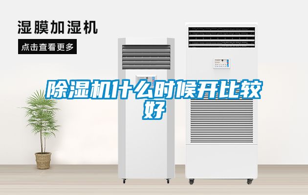 除濕機什么時(shí)候開(kāi)比較好