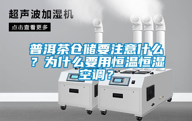 普洱茶倉儲要注意什么？為什么要用恒溫恒濕空調？