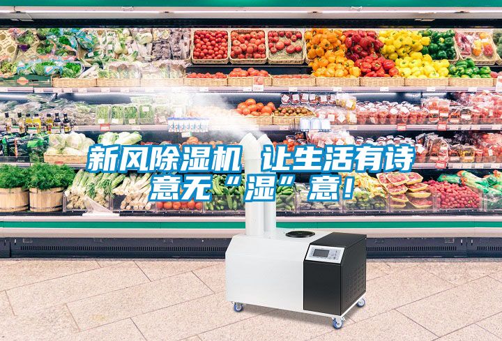 新風(fēng)除濕機 讓生活有詩(shī)意無(wú)“濕”意！