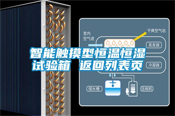 智能觸摸型恒溫恒濕試驗箱 返回列表頁(yè)
