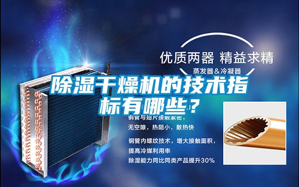 除濕干燥機的技術(shù)指標有哪些？