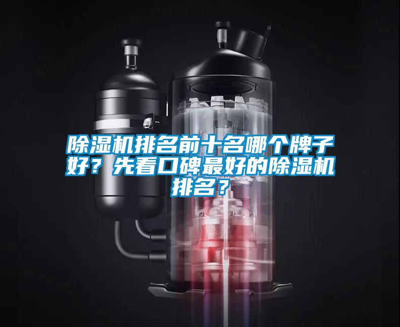 除濕機排名前十名哪個(gè)牌子好？先看口碑最好的除濕機排名？