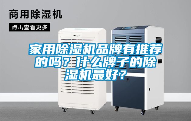 家用除濕機品牌有推薦的嗎？什么牌子的除濕機最好？